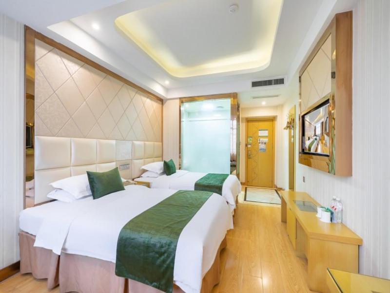 Greentree Inn Zhejiang Jinhua Yiwu International Trade City Changchun Street Shell Hotel Bagian luar foto