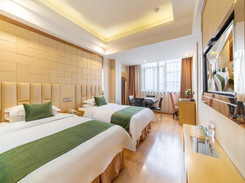 Greentree Inn Zhejiang Jinhua Yiwu International Trade City Changchun Street Shell Hotel Bagian luar foto