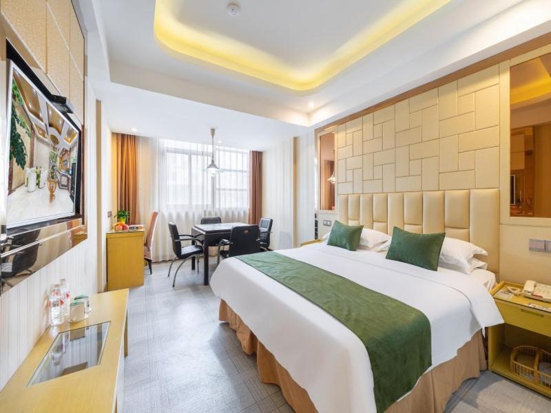 Greentree Inn Zhejiang Jinhua Yiwu International Trade City Changchun Street Shell Hotel Bagian luar foto