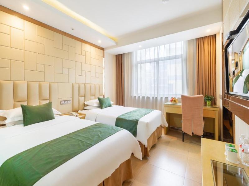 Greentree Inn Zhejiang Jinhua Yiwu International Trade City Changchun Street Shell Hotel Bagian luar foto