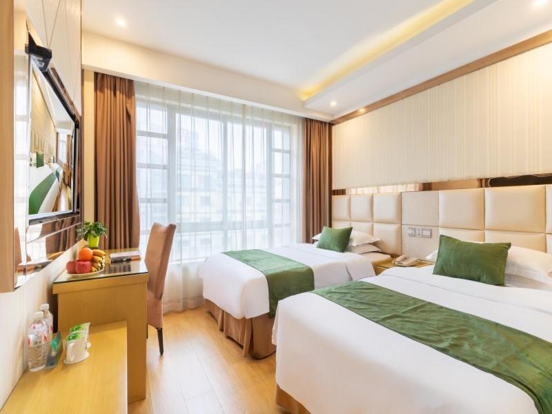 Greentree Inn Zhejiang Jinhua Yiwu International Trade City Changchun Street Shell Hotel Bagian luar foto