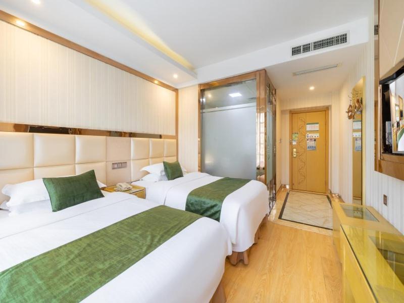 Greentree Inn Zhejiang Jinhua Yiwu International Trade City Changchun Street Shell Hotel Bagian luar foto