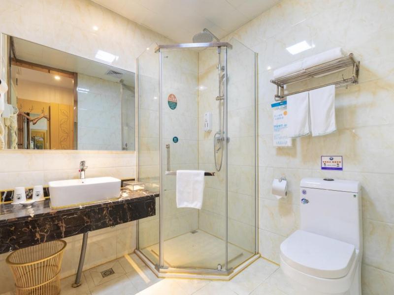 Greentree Inn Zhejiang Jinhua Yiwu International Trade City Changchun Street Shell Hotel Bagian luar foto