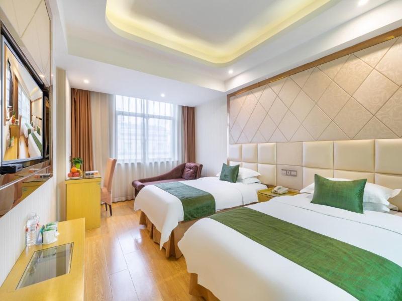 Greentree Inn Zhejiang Jinhua Yiwu International Trade City Changchun Street Shell Hotel Bagian luar foto