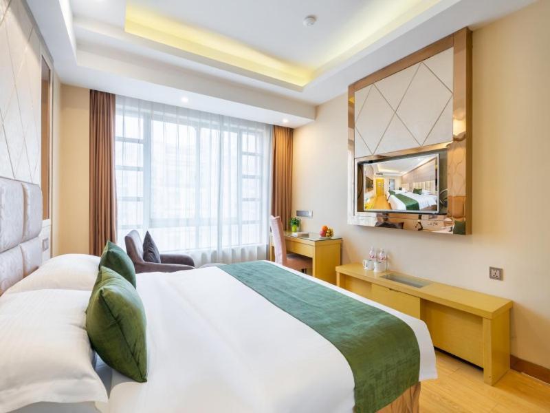 Greentree Inn Zhejiang Jinhua Yiwu International Trade City Changchun Street Shell Hotel Bagian luar foto